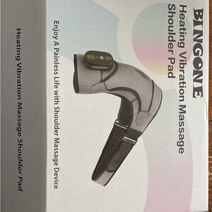 Bingone Heating Vibration Massage Shoulder Pad - Gray
